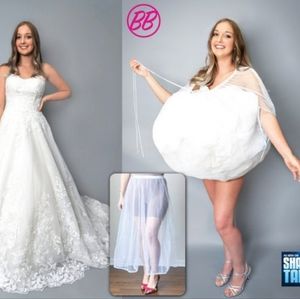 NWT Bridal Buddy | Wedding Gown Underskirt | Avg/T size with drawstring waist